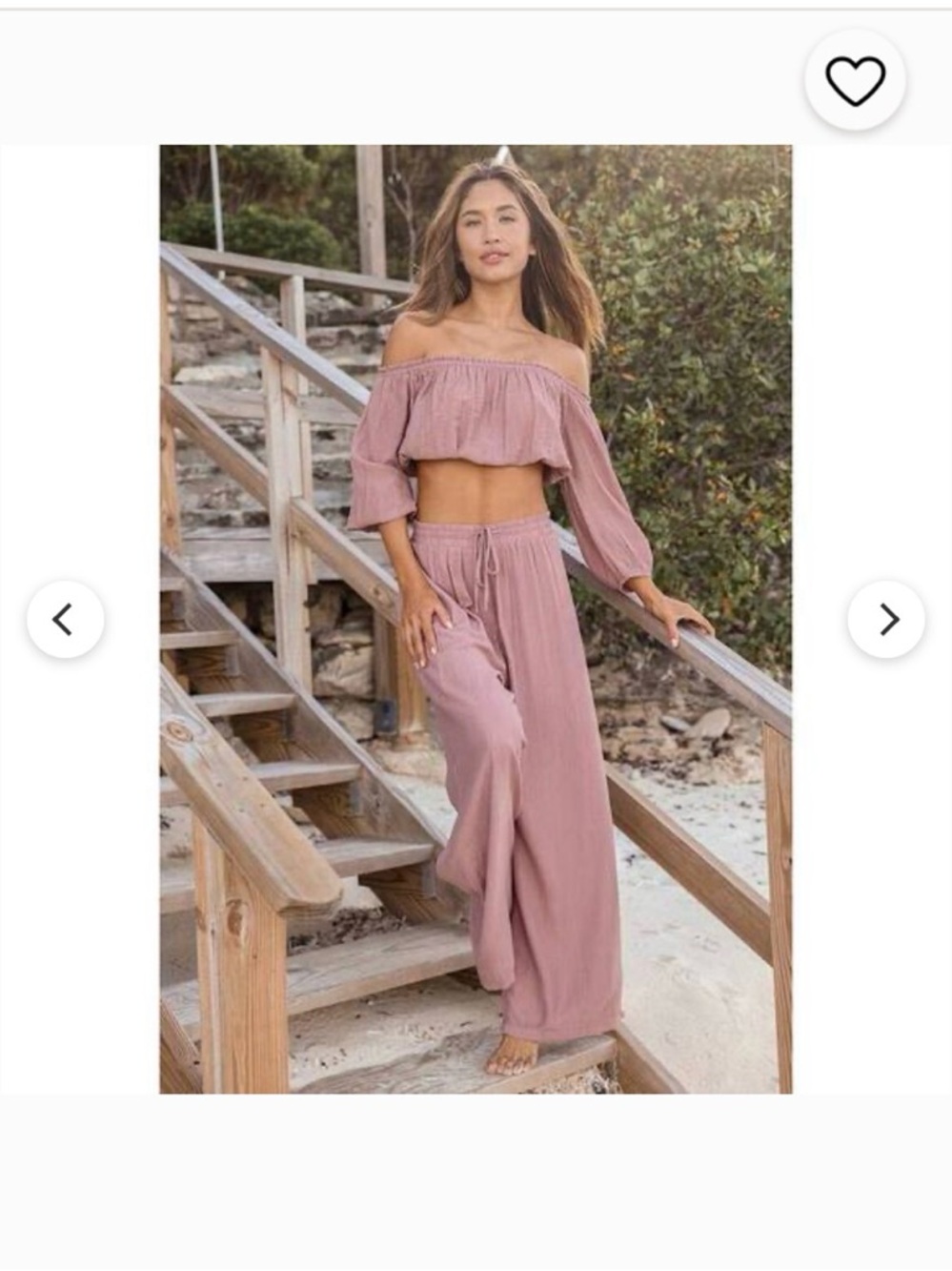 Lulu's Dusty Mauve Wide-Leg Pants